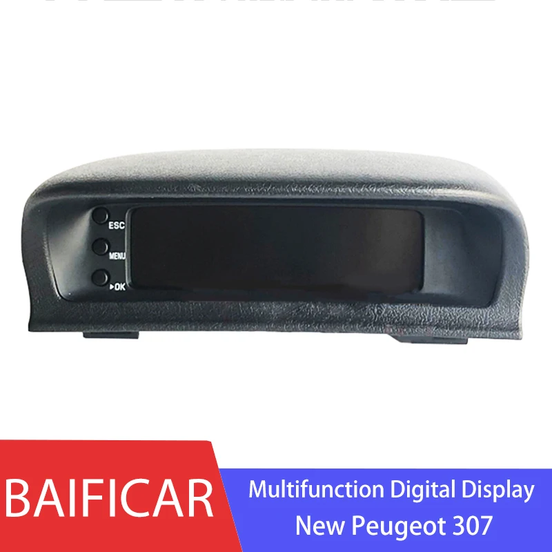 Baificar абсолютно подлинный Многофункциональный цифровой дисплей Sagem часы радио информация экран дисплей RHD для новых peugeot 307