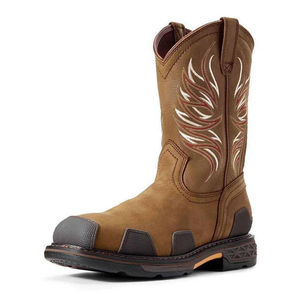 

Men Overdrive Wide Square Toe Composite Toe Work Boots