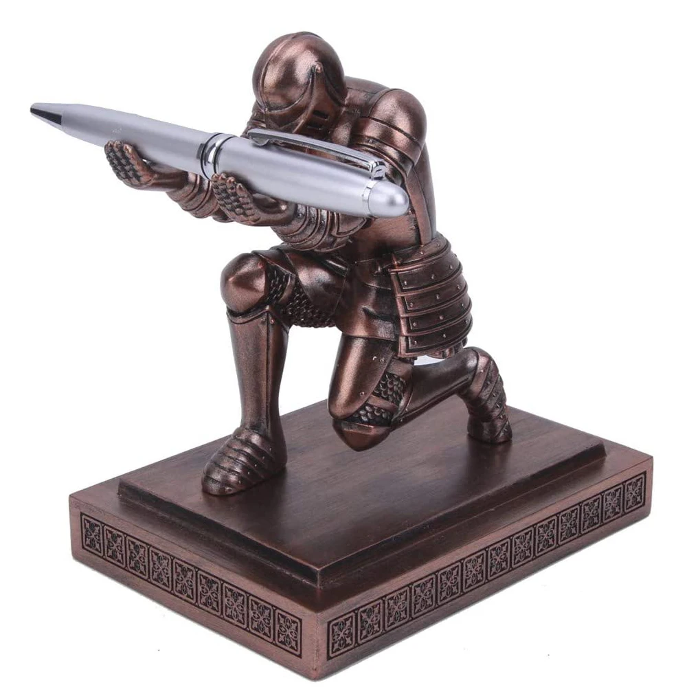 Креативный рыцарь аксессуары для украшения стола подарок с крутой ручкой офиса и