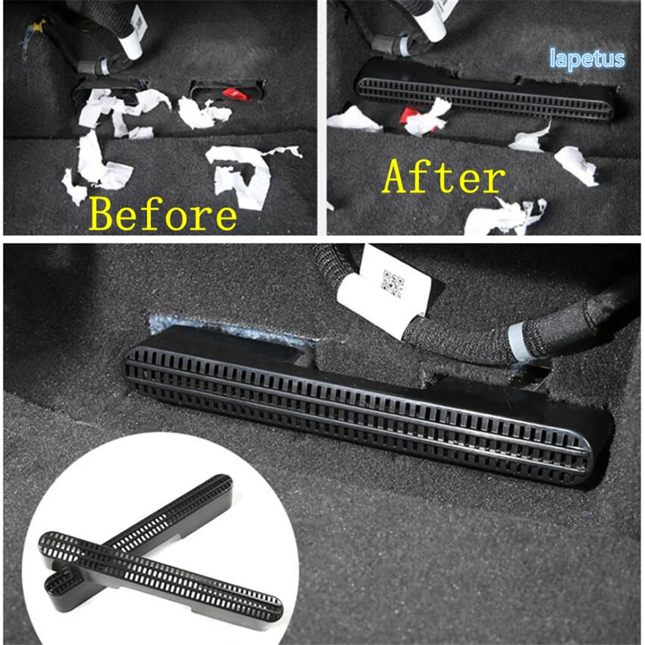 

Seat Bottom AC Air Duct Vent Anti-blocking Frame Cover Kit Fit For Cadillac XT4 2019 2020 2021 Accessories Interior Refit Kit