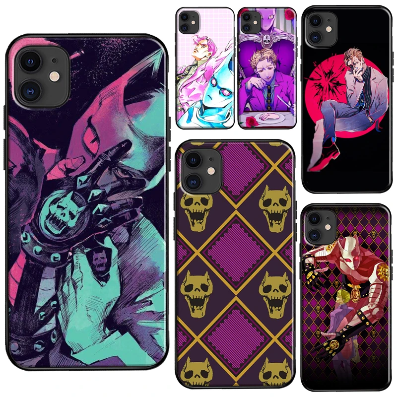 Чехол Kira Yoshikage Killer Queen JoJo из ТПУ для iPhone 12 mini 11 Pro Max XR X XS 5S 6 6S 7 8 Plus SE 2020|Бамперы| |