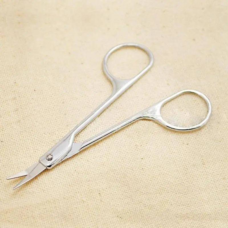 1 шт. Сталь ножницы для бровей макияжа ресницы волос в носу маленькие инструменты