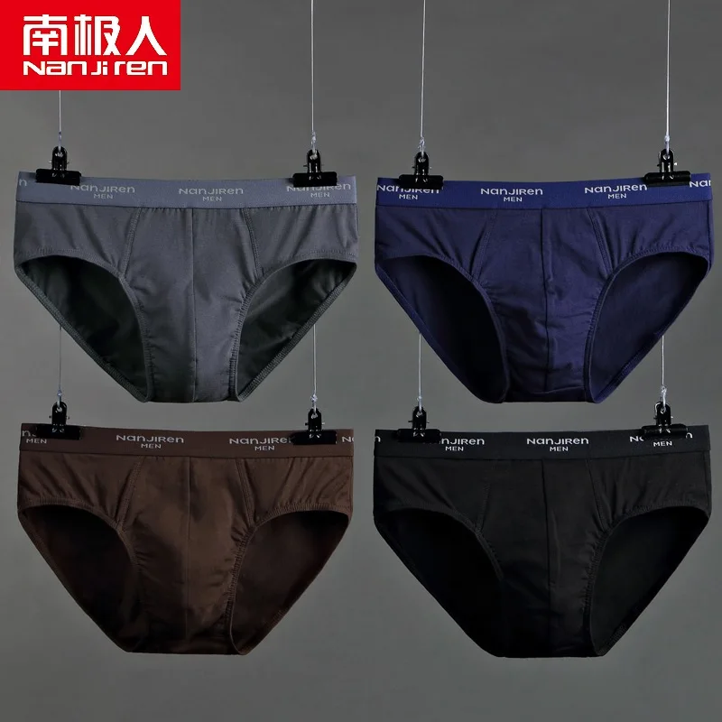 4PCS/LOT New Men Briefs Cotton Underwear Men's Panties Underpants Male Comfortable Panties Sexy Men Shorts Briefs Hot