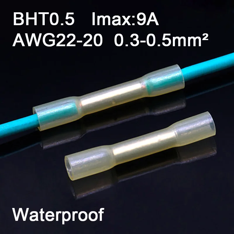 Термоусадочная кабельная Клеммная трубка 20 лампочек BHT0.5 BHT1.25 BHT2 BHT5 шт./пакет