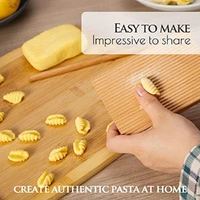 1 set noodles wooden butter table and popsicles easily make authentic homemade pasta and non stick butter gnocchi pasta plate