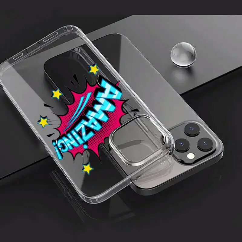 

Sexy lips lipstick flamingo Phone Case For iphone 12 11 8 7 6s 6 5 5s 5c se plus mini x xs xr pro max Transparent soft