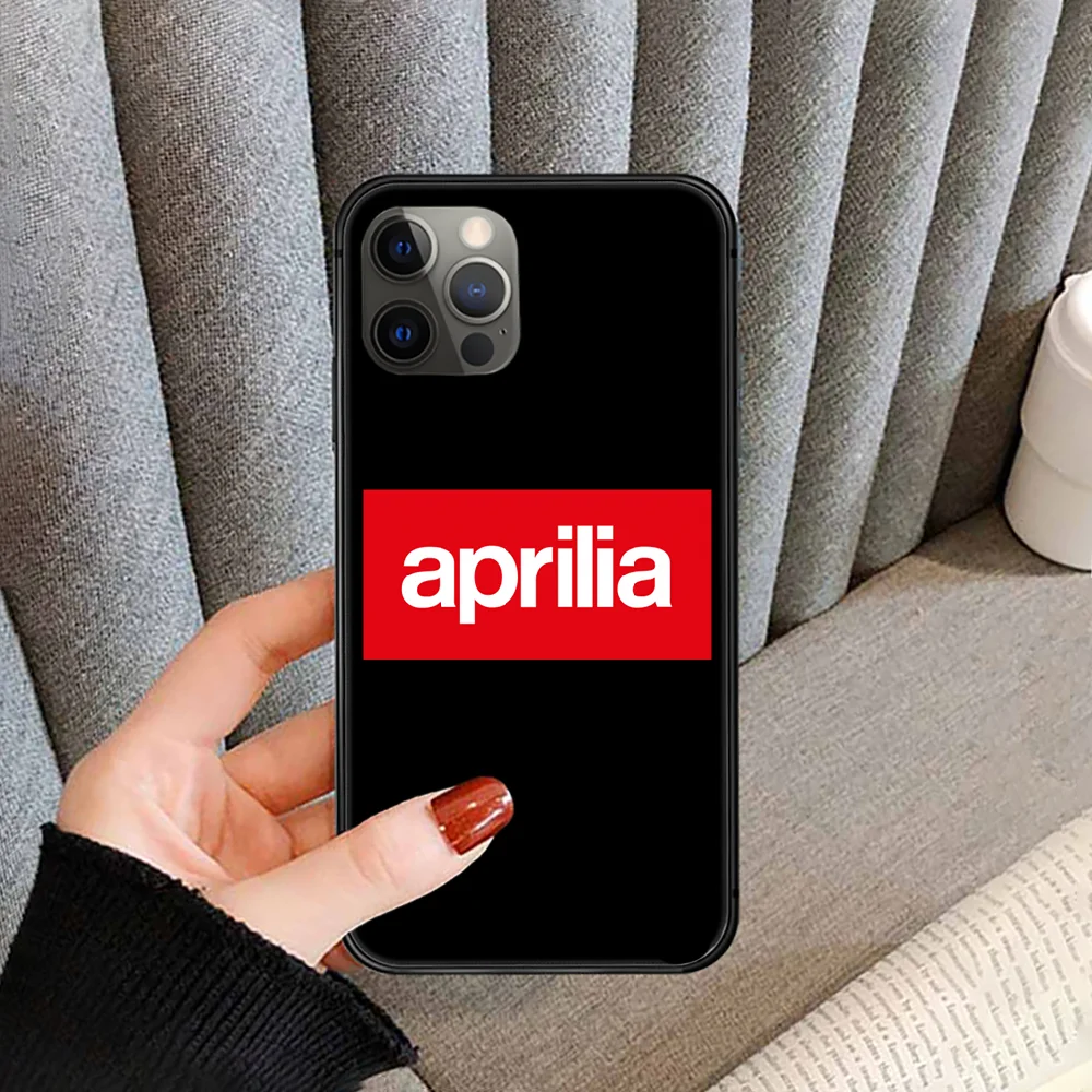 

Italy Motorcycle Aprilia Racing Phone Case Cover For Iphone 5 5S 6 6S PLUS 7 8 11 12 Mini X XR XS PRO SE 2020 MAX black Cell 3D