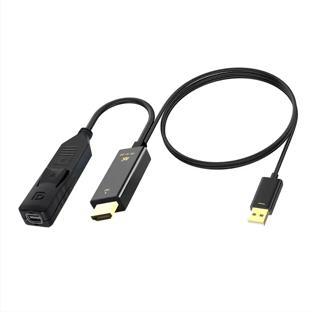 

Кабель-переходник 2 в 1 Hdmi-совместимый с Mini DP 4k