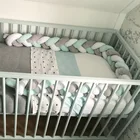 Детская кроватка-бампер, Детский Комплект постельного белья для маленьких мальчиков и девочек, украшение для комнаты