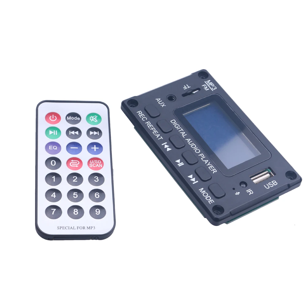 Автомобильный интерьер ЖК-дисплей Bluetooth-совместимый модуль ЖК-экран Усилитель