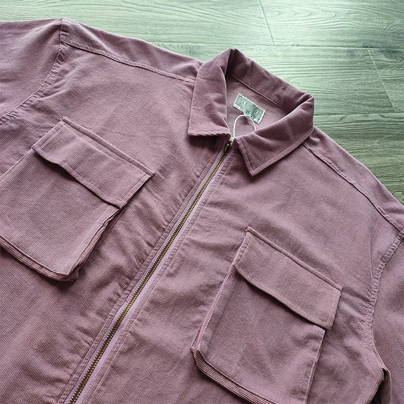 

CAV EMPT C.E Cavempt CORDUROY ZIP SHIRT CE Jacket Men Women 1:1 High quality Streetwear Cav Empt jacket Coat