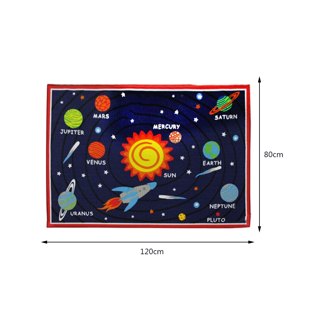 Прямоугольное одеяло напольный коврик коврики с принтом звезд для детей