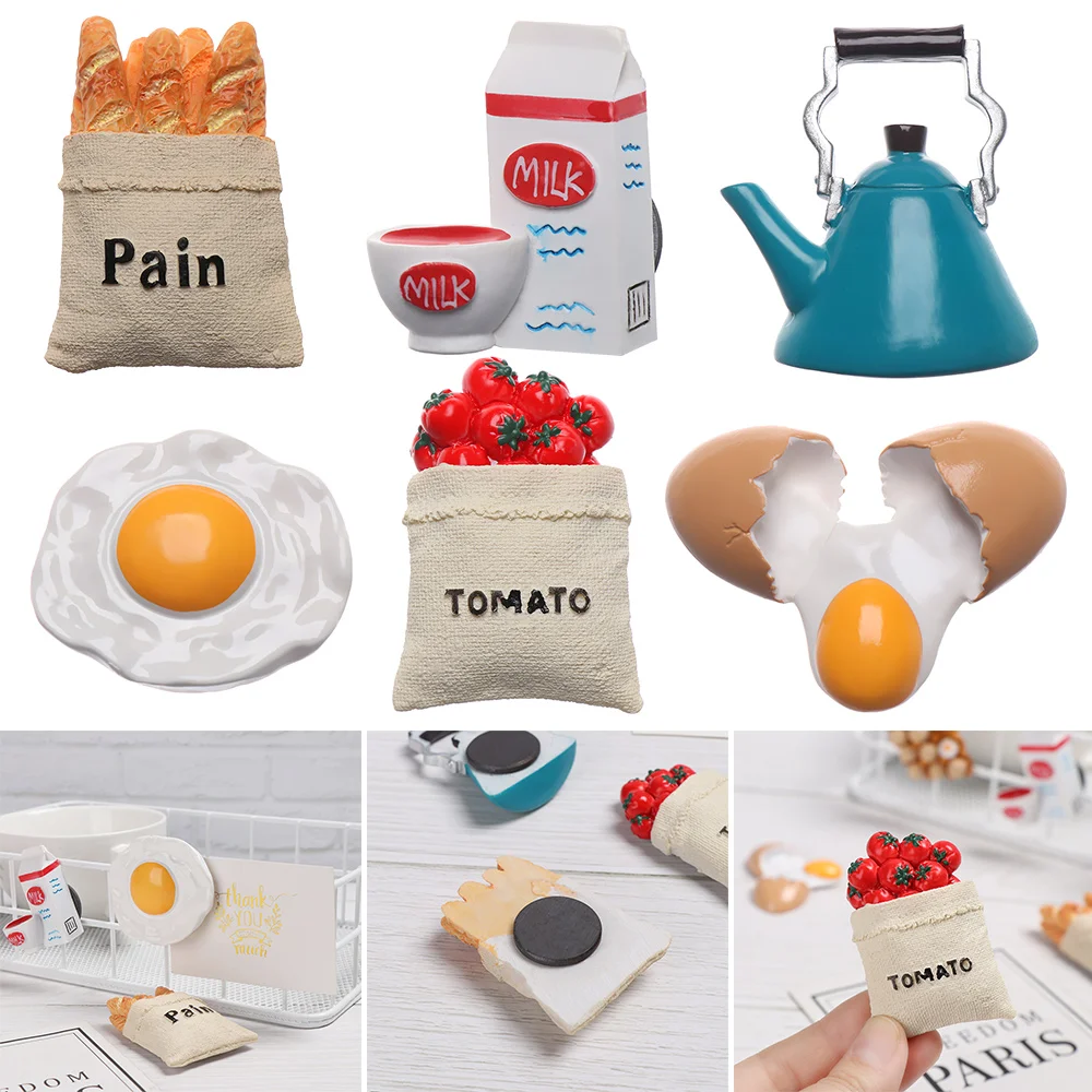 Креативный магнит на холодильник декоративные кухонные инструменты мультяшная