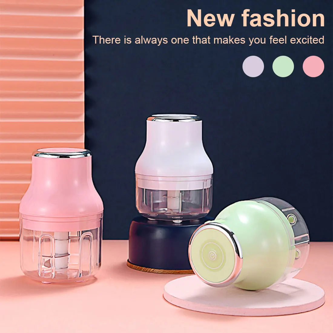 

Mini USB wireless electric garlic masher 100/250ml meat mincer vegetable chili meat grinder food chopper kitchen tool home tool