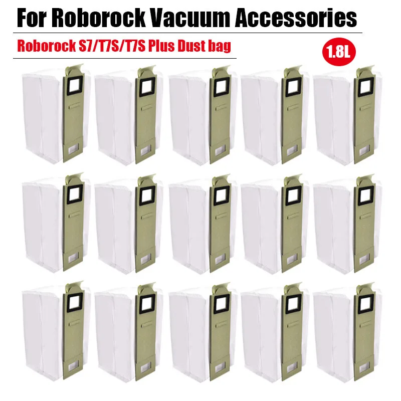 For Roborock S7 T7S Plus vacuum cleaner accessories dust bags mop cleaning cloth HEPA Filter replacement xiaomi G10 robot parts