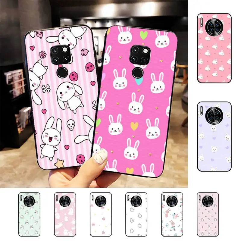 

Cute bunny Phone Case For Huawei Nova 3I 3E mate 20lite 20Pro 10lite Luxury funda case