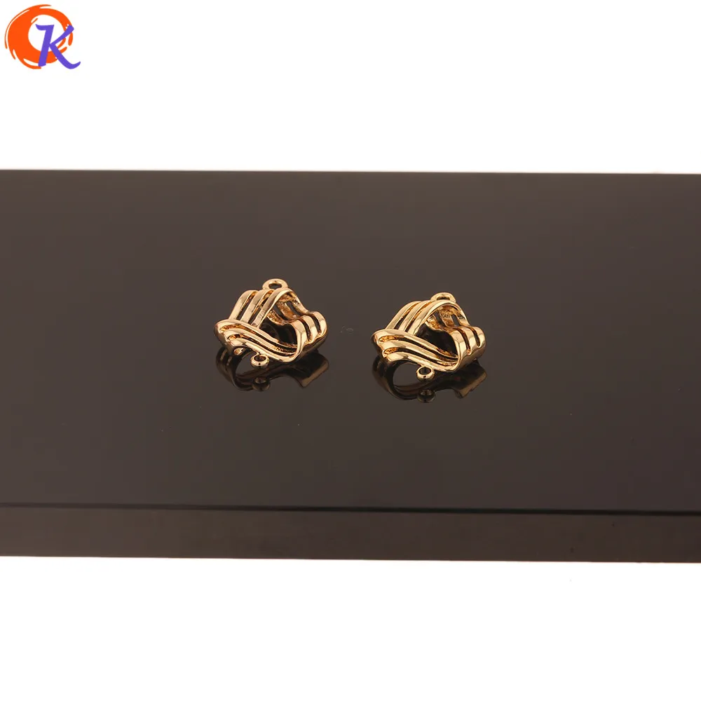 

Cordial Design 40Pcs 15*19MM Jewelry Accessories/Hand Made/DIY Connectors/Genuine Gold Plating/Earring Findings/Jewelry Making