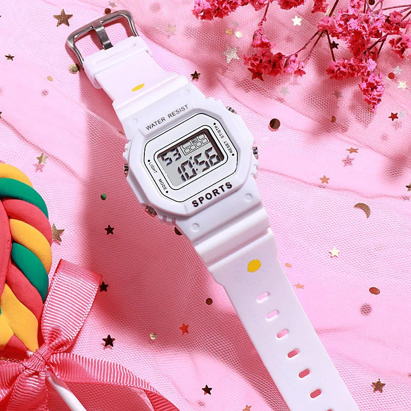 

VVW009 Daisy Matcha green electronic watch