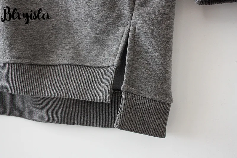 Женская флисовая толстовка с капюшоном вышивкой и асимметричным подолом размера