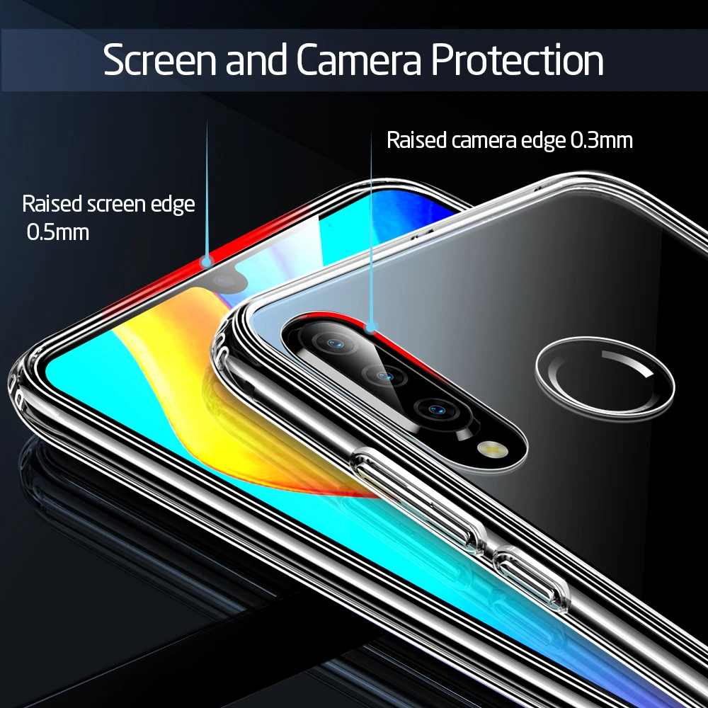 Чехол ESR из закаленного стекла для Huawei P30 P30Lite P20 P40 Pro задняя крышка Mate 20 30 Honor V30
