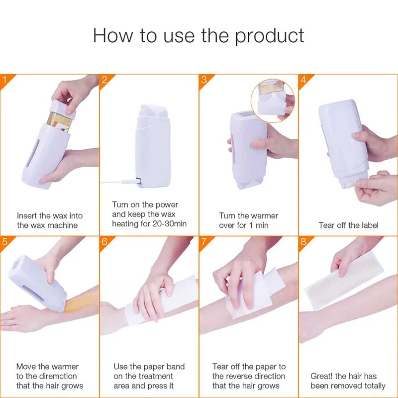 

Waxing machine Epilator Electric hair removal machine Portable epilator Hair removal on hands, feet, lips and underarms