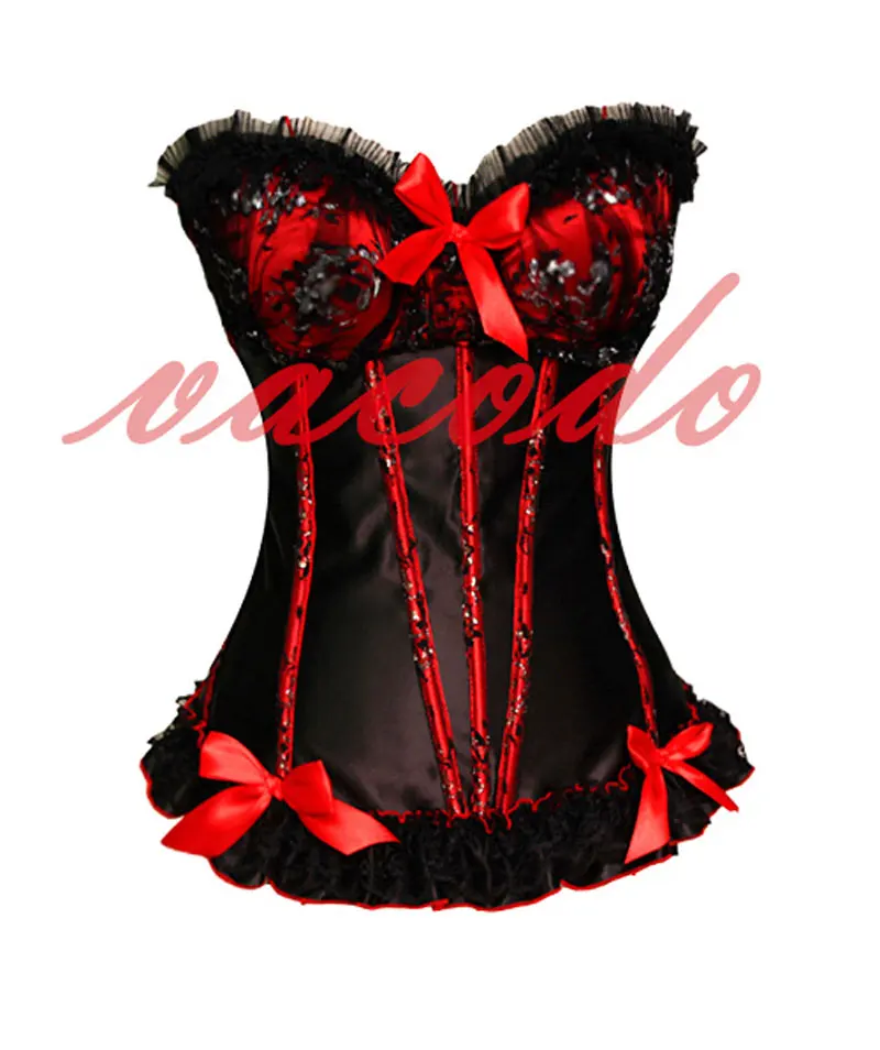 

Big Sale Royal Satin Corset Overbust Women Corsets Jacquard Floral Korset Fish Boned Bustier Wedding Sexy Gothic Corselet 1298