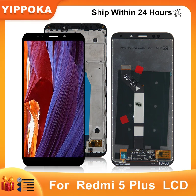 

ЖК-дисплей 5,99 дюйма для Xiaomi Redmi 5 Plus MEG7 MEI7, сенсорный экран, дигитайзер для rsemi 5 Plus, дисплей, запасные части