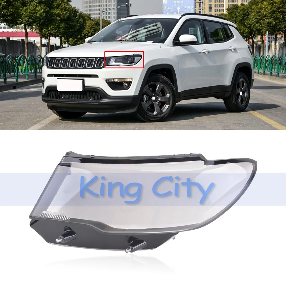 CAPQX для Jeep Compass 2017 2018 светильник с передней головкой налобный фонарь абажур