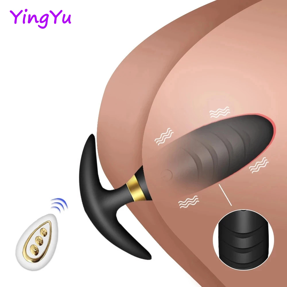 Vibrator Prostate Massager Fidget Toys Anal Plug Remote Control Sex For Men Women Adults 18 + | Красота и здоровье