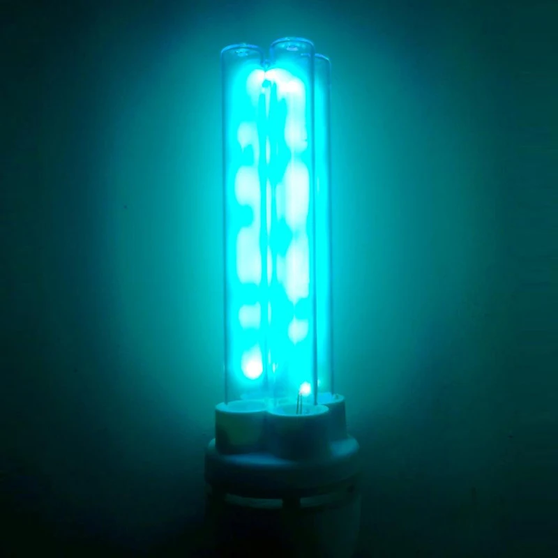 Ультрафиолетовая Светодиодная трубка E27 UVC лампа для дезинфекции озонирования