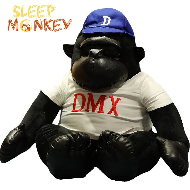 Футболка шимпанзе плюшевая игрушка Реалистичная мягкая обезьяна Лесной зоопарк