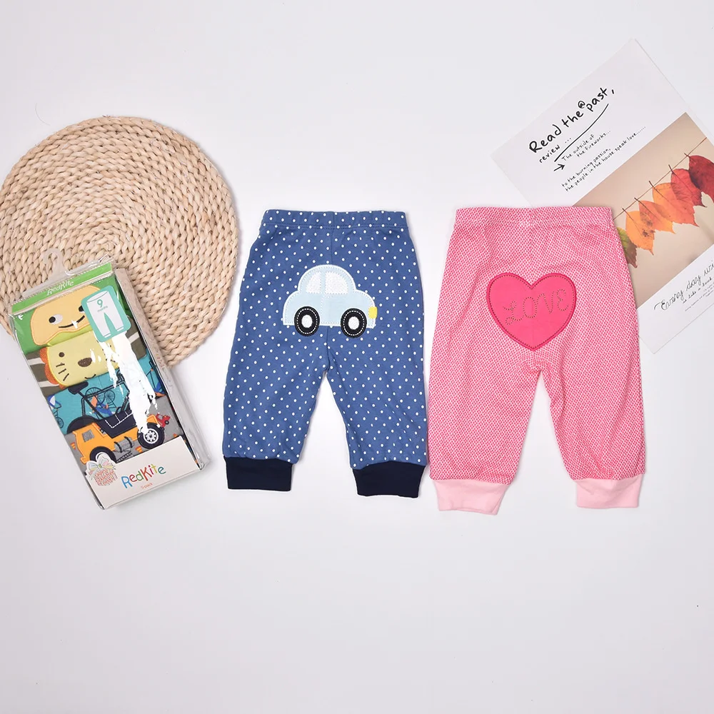 

Cotton Cute Newborn Children's Wear Baby PP Long Pants Baby Cartoon Big Butt Pants 5-piece Pack