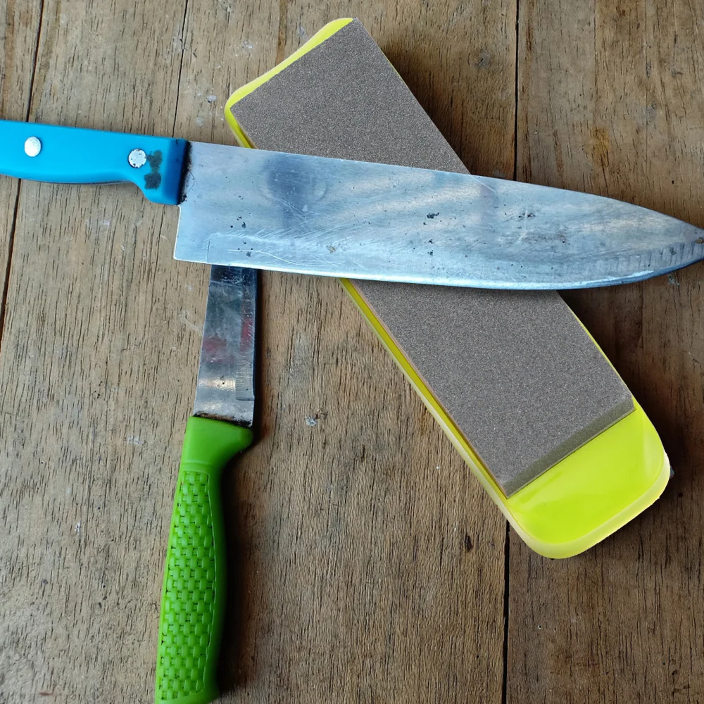 

2PCS Sharpening Stone Anti-slip Flattening Stone Cutter Grinding Tool Supply