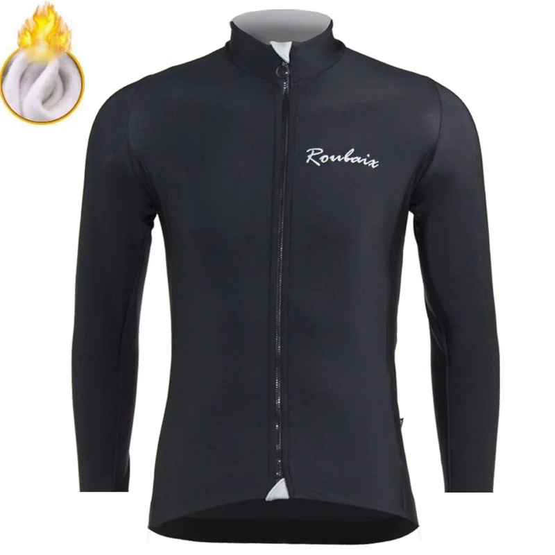 

Roubaix RBX Cycling Jersey Ropa Ciclismo Hombre Invierno Long Sleeve Jersey Maillot Bicicleta Thermal Fleece Cycling Clothing