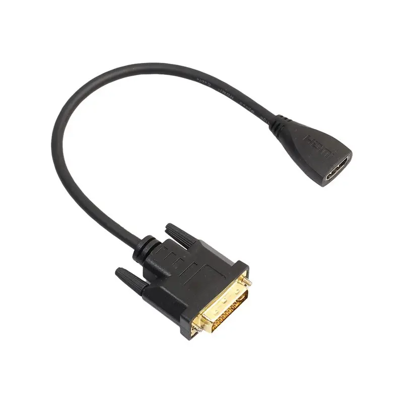 Кабель HDMI DVI кабель для создания 30 см мама к DVI(24 + 1) Мужской адаптер поддержка 1080P 3D