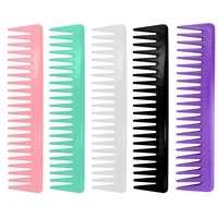 salon hairdressing carbon anti static comb wide tooth hair clipper comb women hair styling tools haircut brush cutting combs