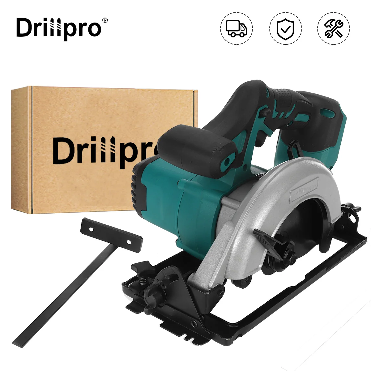 Drillpro дрель Makita 18V аккумуляторная электрическая циркулярная пила для Makita 18V Батарея 300W 152 мм (6 дюймов) лезвие для обработки древесины режущего инструмента - изображение