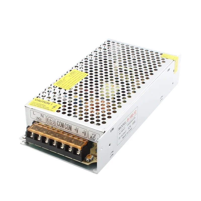 S-180-12 светодиодный светильник дисплей переключатель питания постоянного тока 12 В