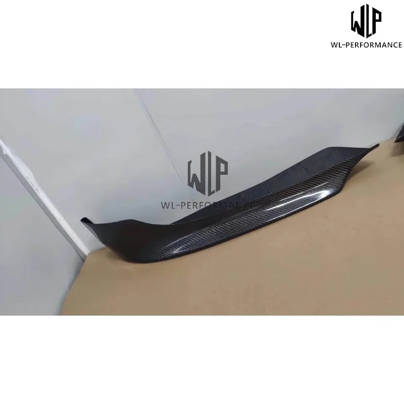 E90 высококачественные боковые разветвители переднего бампера из углеродного