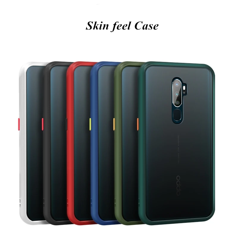Матовый полупрозрачный чехол для OPPO A9 2020 A5 Realme 5 Pro Q телефона силиконовая рамка