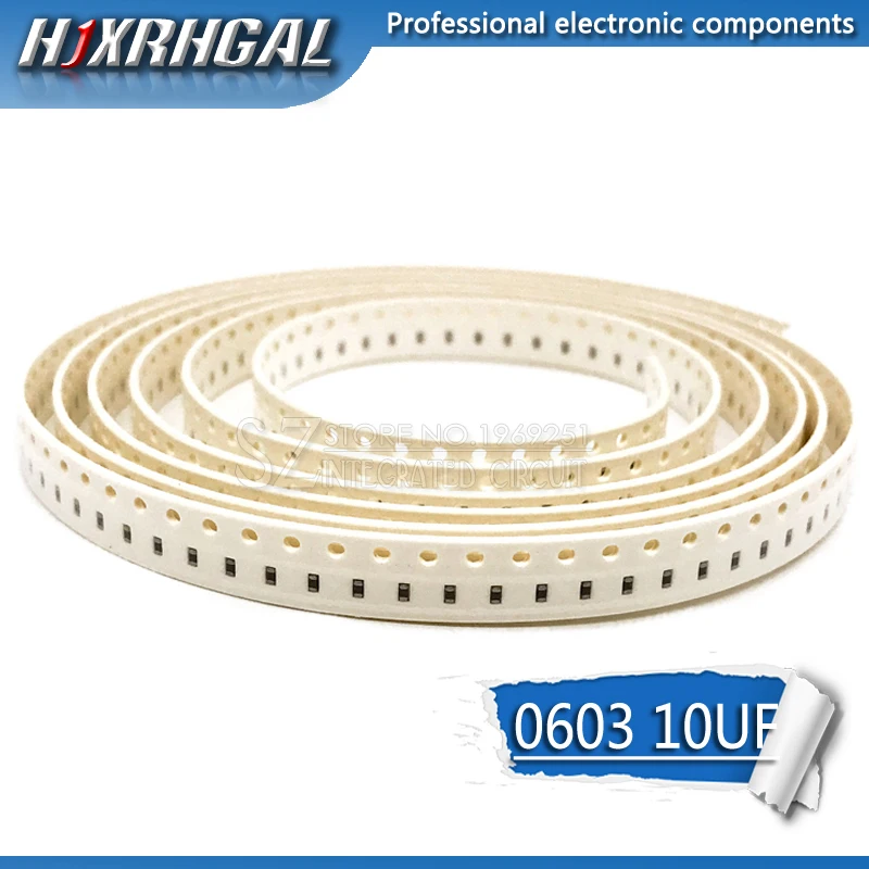 10 шт. мкФ X5R ошибка 6 3 В 0603 106 SMD чип толстой пленки многослойный керамический