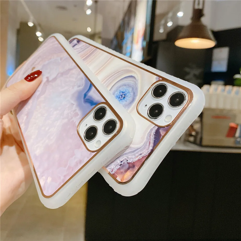 

Fashion Flowing marble Phone Case sFor iPhone 11 Pro 7 8 Plus X XS Max XR SE 2020 Case Luxury Marble Soft Silicone Cover Capa