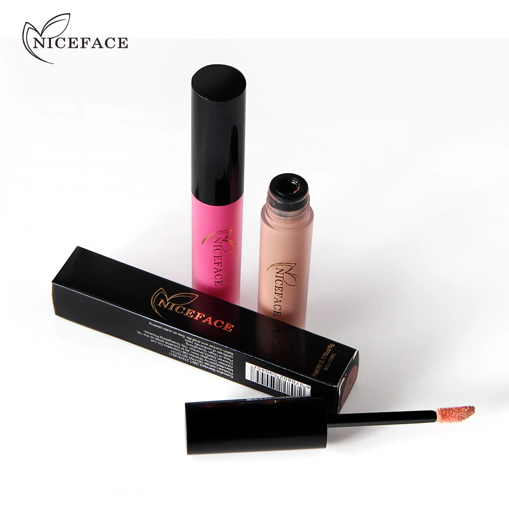 NICEFACE 1 шт. водостойкая губная помада стойкая Матовая жидкая блеск для губ