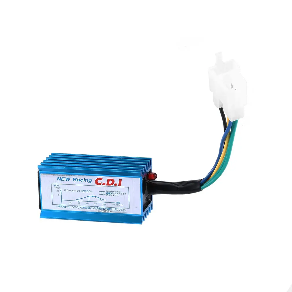 Гоночная Производительность 6 контактов Cdi Box 50cc 100cc 125cc150cc скутер Gy6 двигатель @ 62511