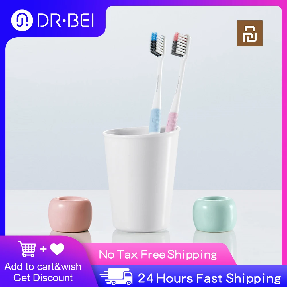 Д р · BEI один Toothbrushe для 4 вида цветов портативный дополнительный с нано ультра