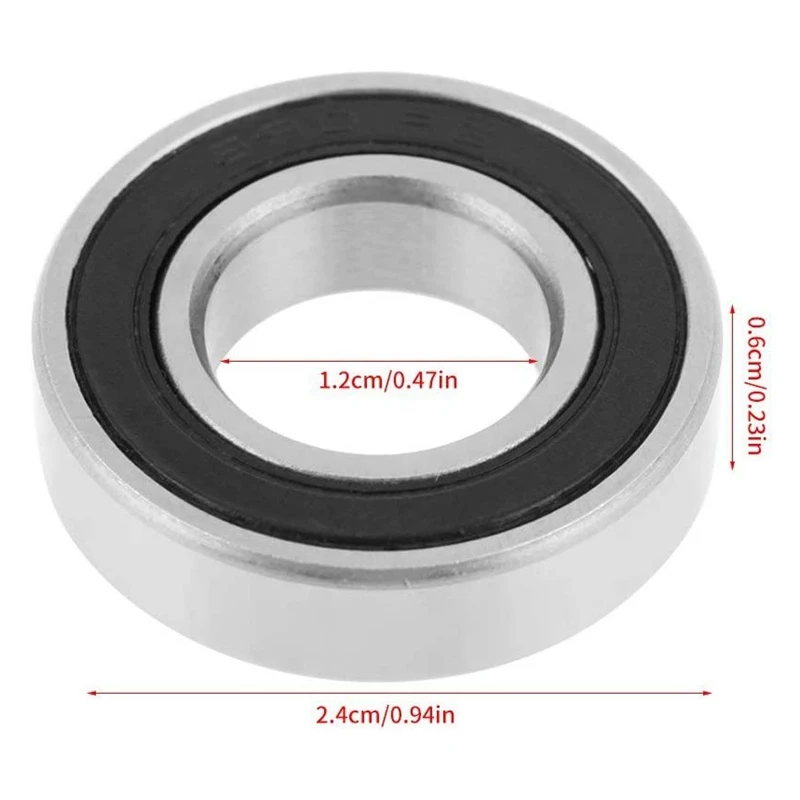 10Pcs 6901-2RS Ball Bearings Double Shielded Miniature Deep Groove 12X24x6mm | Обустройство дома