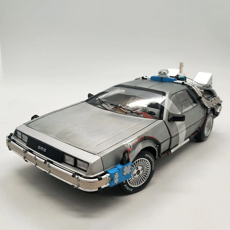 Модель автомобиля DeLorean из сплава 1:18 часть 3 модель смолы Назад в будущее | Игрушки