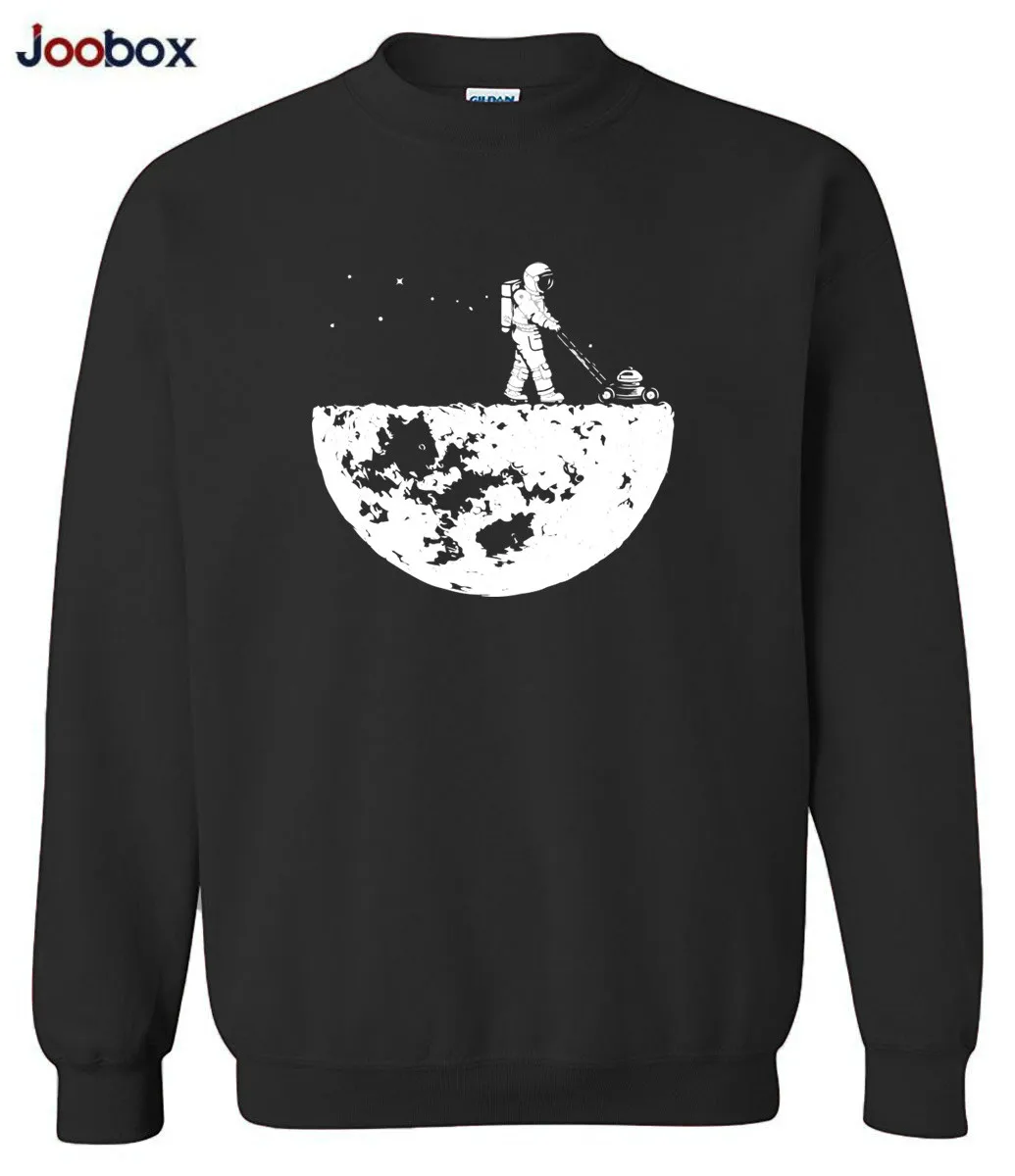 Мужская толстовка с капюшоном принтом космонавта Луны флисовые толстовки 2020 хип