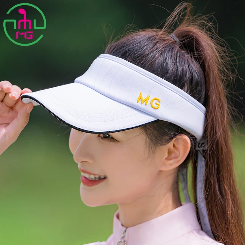 Multicolor MG New Ladies Golf Hats Women's Sun Hats Capless Tennis Caps Capless