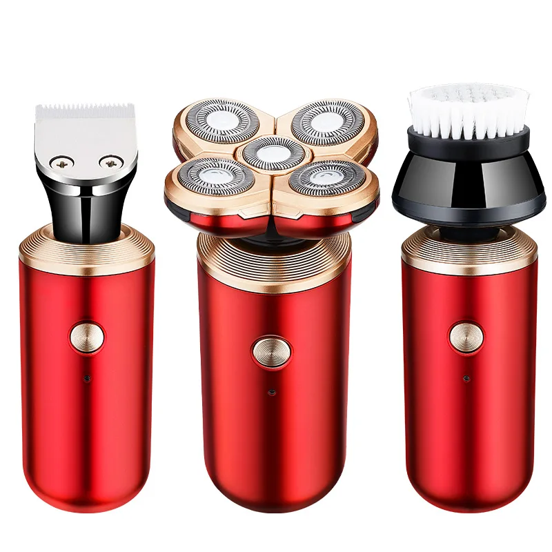 Электрическая бритва электрическая с 4 головками для сухого и влажного бритья